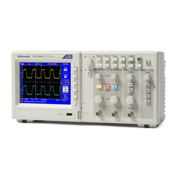 Осциллограф Tektronix TDS2001C 50 МГц, 2 канала — изображение 2
