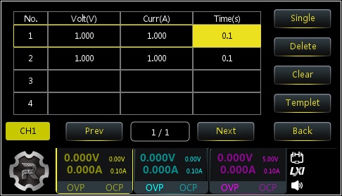 Precise Arbitrary Wave Function: 100ms