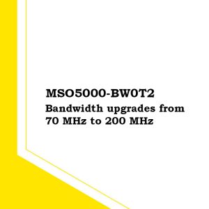 Rigol MSO5000-BW0T2 - Расширение полосы пропускания с 70 до 200 МГц