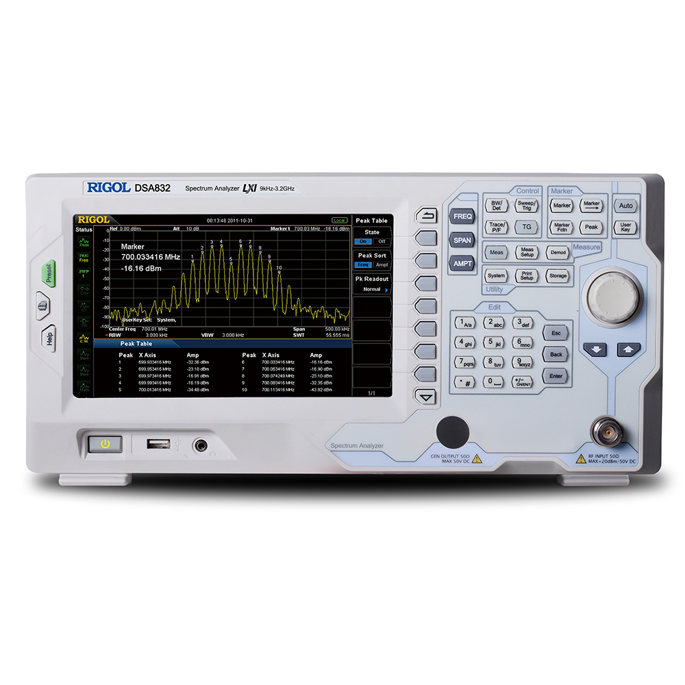 Анализатор спектра RIGOL DSA832