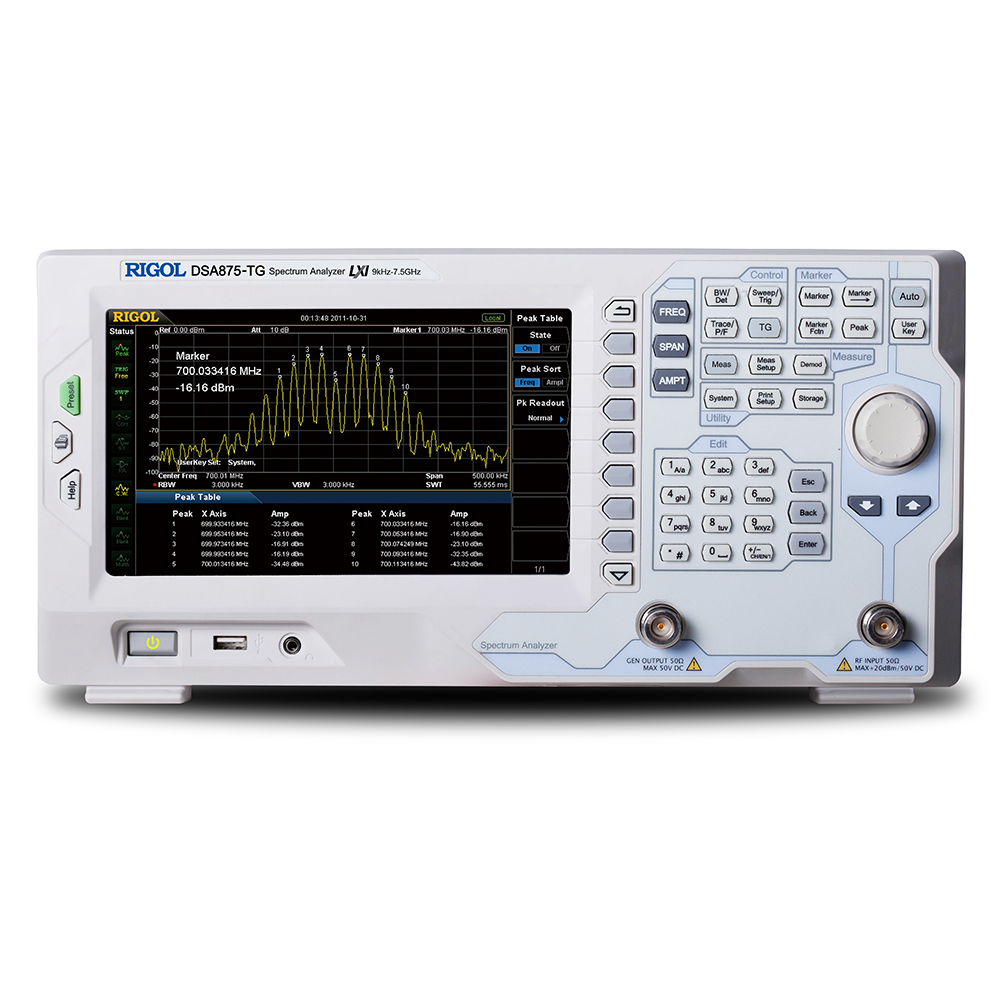 Анализатор спектра RIGOL DSA875-TG
